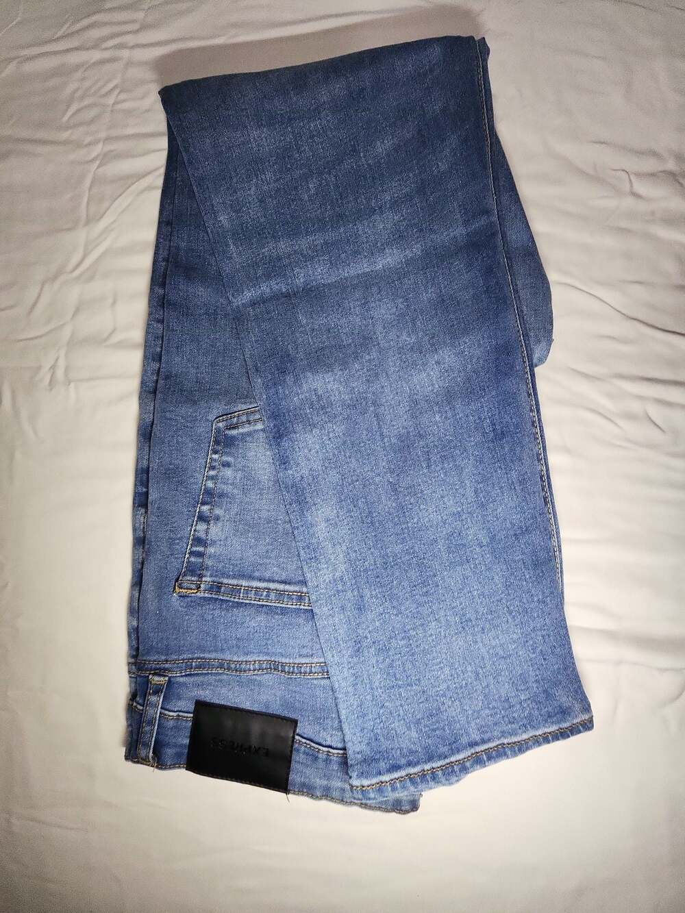 Express Athletic Slim Hyper Stretch Jeans in Melstone Wash - Picture 5 of 5